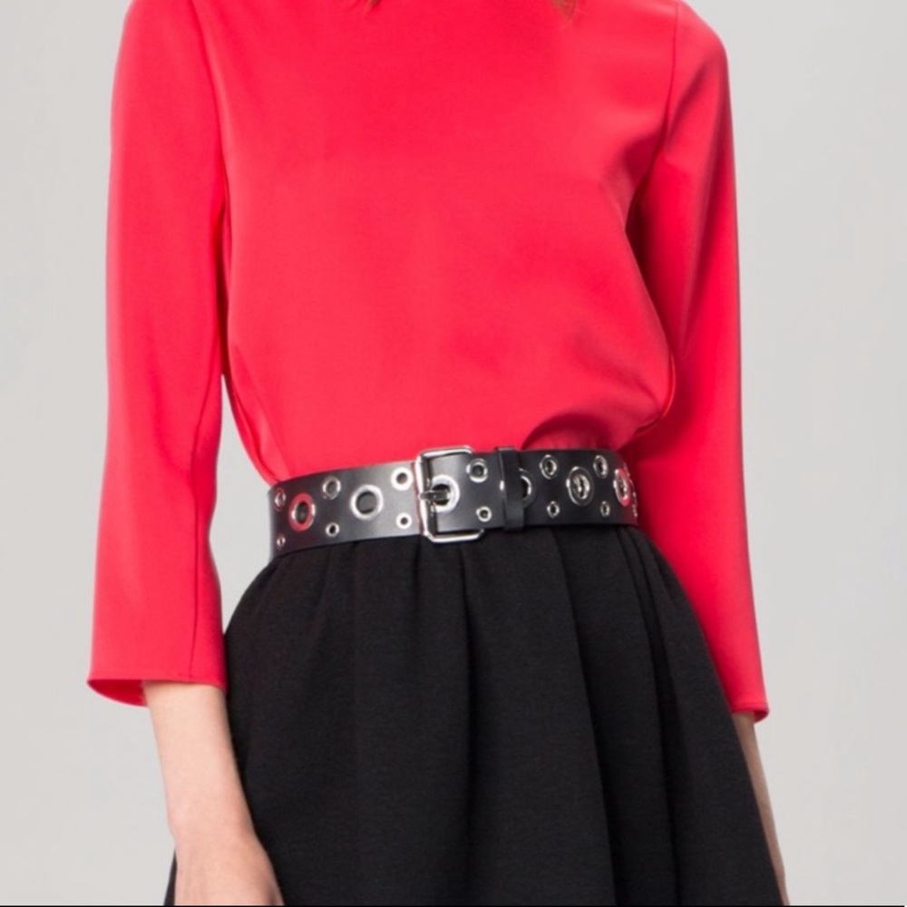 🆕 Maje | Scoop Neck Quarter Sleeve Blouse